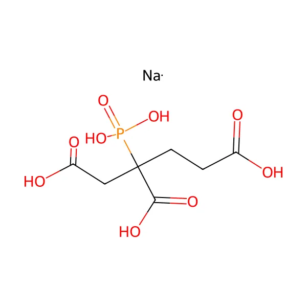 PBTC sodyum tuzu molekül yapısı — CAS 40372-66-5