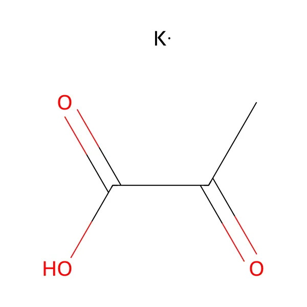 Potasyum piruvat molekül yapısı — CAS 4151-33-1