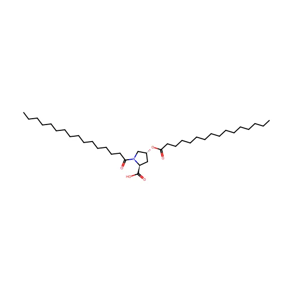 Dipalmitoil hidroksiprolin molekül yapısı — CAS 41672-81-5