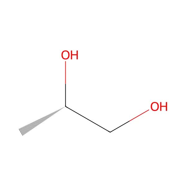 D-propilen glikol molekül yapısı — CAS 4254-15-3