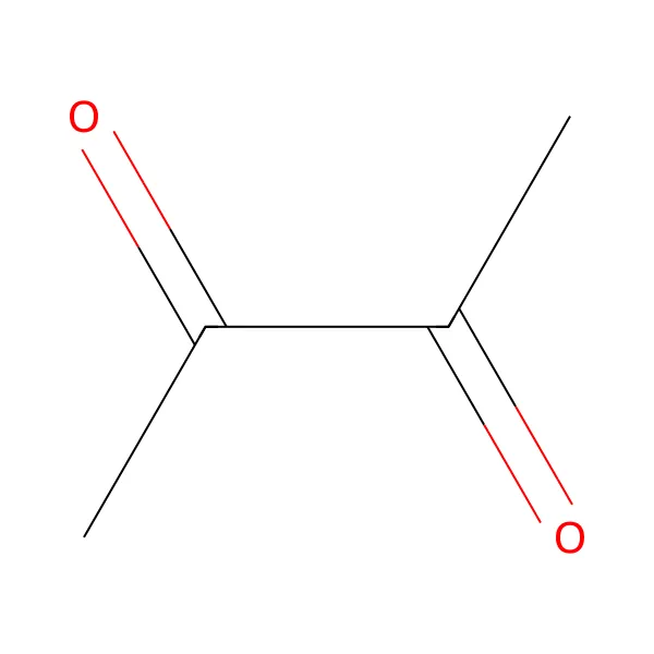 Bütandion molekül yapısı — CAS 431-03-8