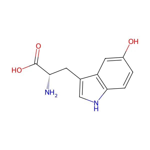 L-5-Hidroksitriptofan molekül yapısı — CAS 4350-09-8