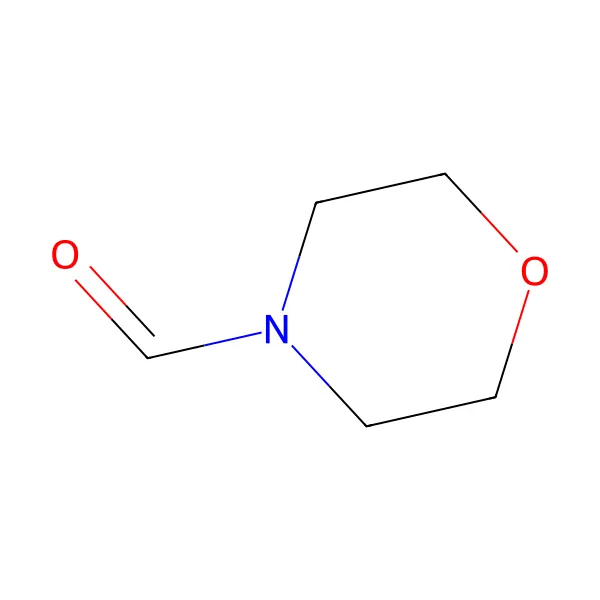 N-formilmorfolin molekül yapısı — CAS 4394-85-8