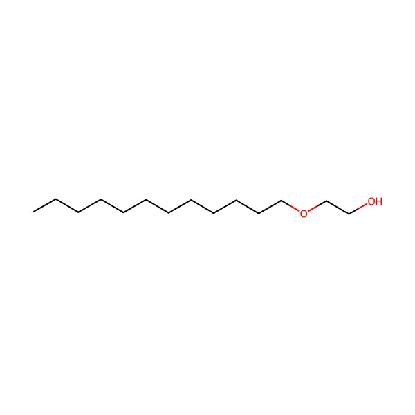 Dodekil etilen glikol monoeter molekül yapısı — CAS 4536-30-5