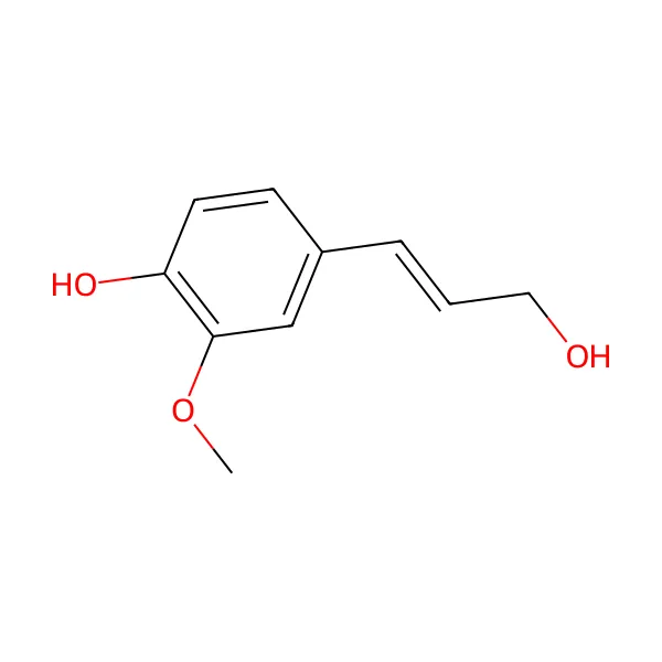 Koniferil alkol molekül yapısı — CAS 458-35-5