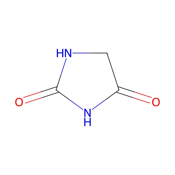 Hidantoin molekül yapısı — CAS 461-72-3