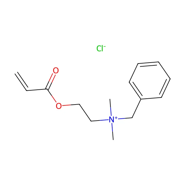 Dimetilaminoetil akrilat benzil klorür molekül yapısı — CAS 46830-22-2