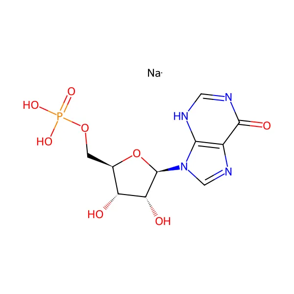 Disodyum 5'-inosinat molekül yapısı — CAS 4691-65-0