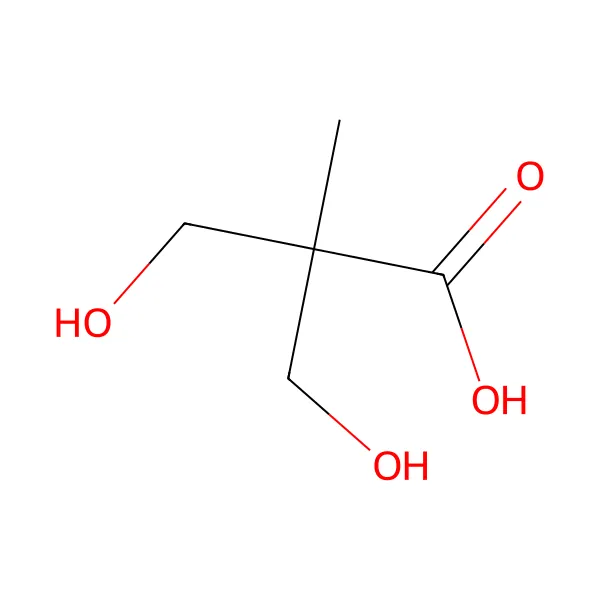 Dimetilolpropiyonik asit molekül yapısı — CAS 4767-03-7