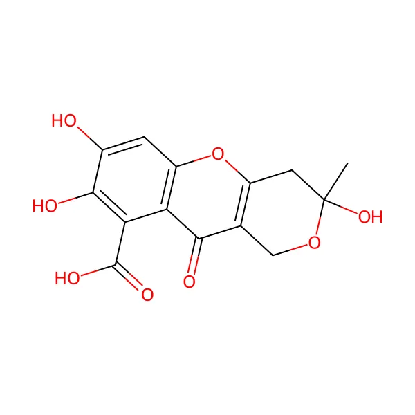 Fulvik asit molekül yapısı — CAS 479-66-3
