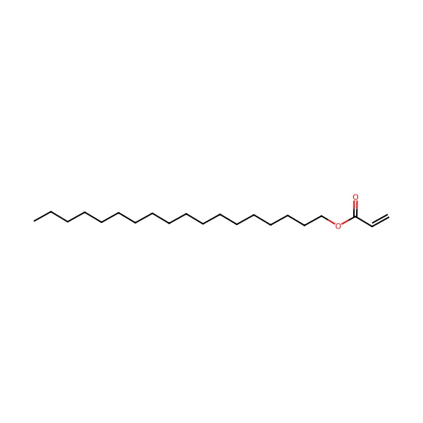 Stearil akrilat molekül yapısı — CAS 4813-57-4