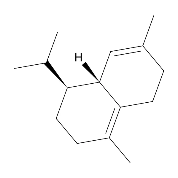 Delta-Kadinen molekül yapısı — CAS 483-76-1