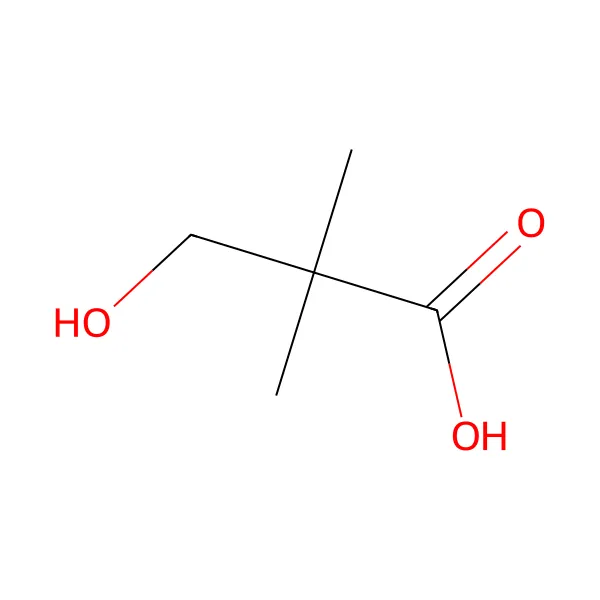 Hidroksipivalik asit molekül yapısı — CAS 4835-90-9
