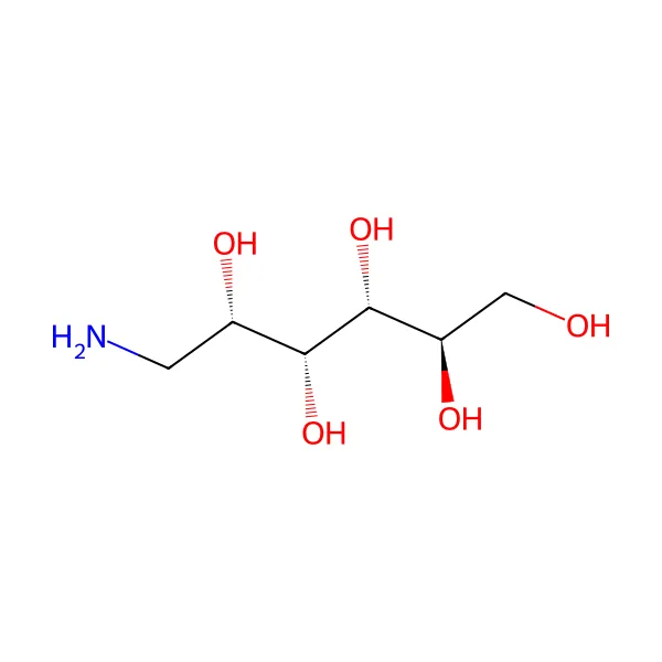 Glukamin molekül yapısı — CAS 488-43-7