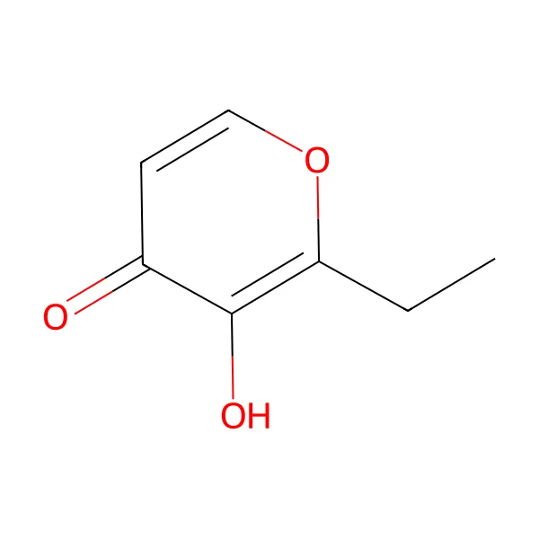 Etil maltol molekül yapısı — CAS 4940-11-8