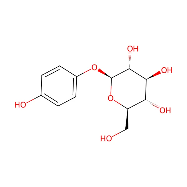Arbutin molekül yapısı — CAS 497-76-7