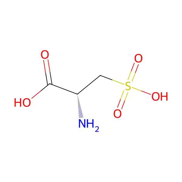 L-Sistein asidi molekül yapısı — CAS 498-40-8