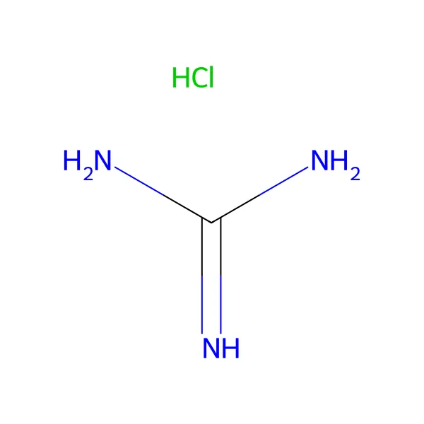 Guanidin hidroklorür molekül yapısı — CAS 50-01-1