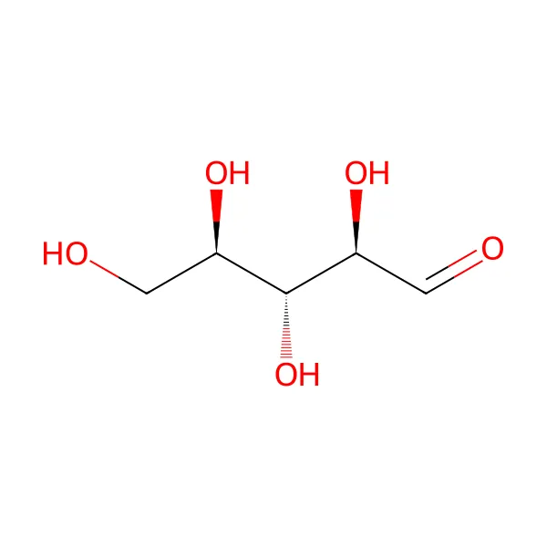 D-riboz molekül yapısı — CAS 50-69-1