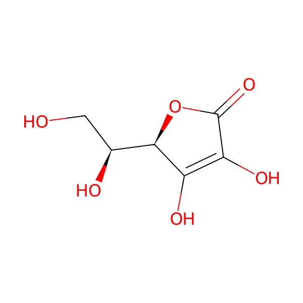 Vitamin C Askorbik Asit molekül yapısı — CAS 50-81-7