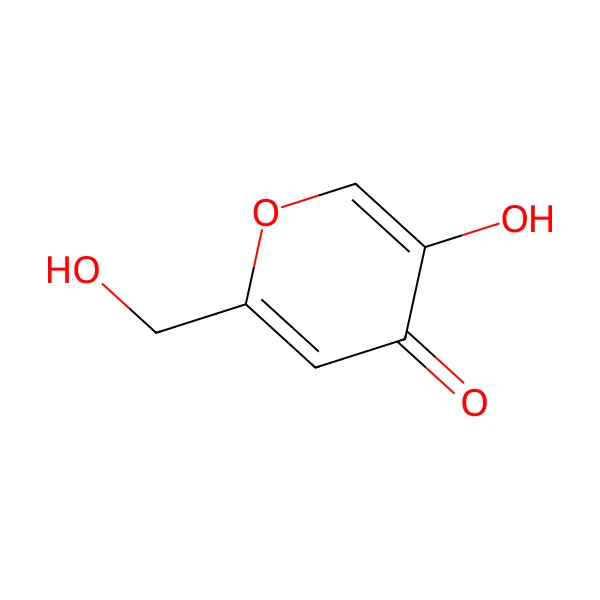 Kojik asit molekül yapısı — CAS 501-30-4