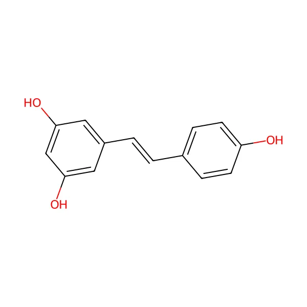 Resveratrol molekül yapısı — CAS 501-36-0