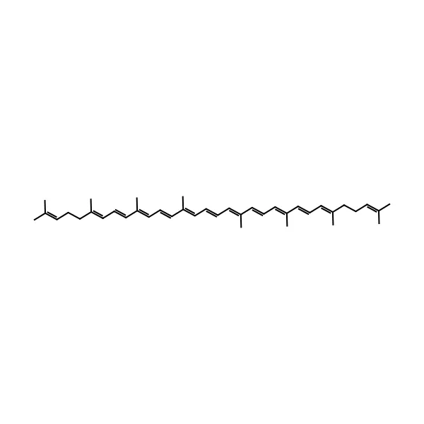 Likopen molekül yapısı — CAS 502-65-8