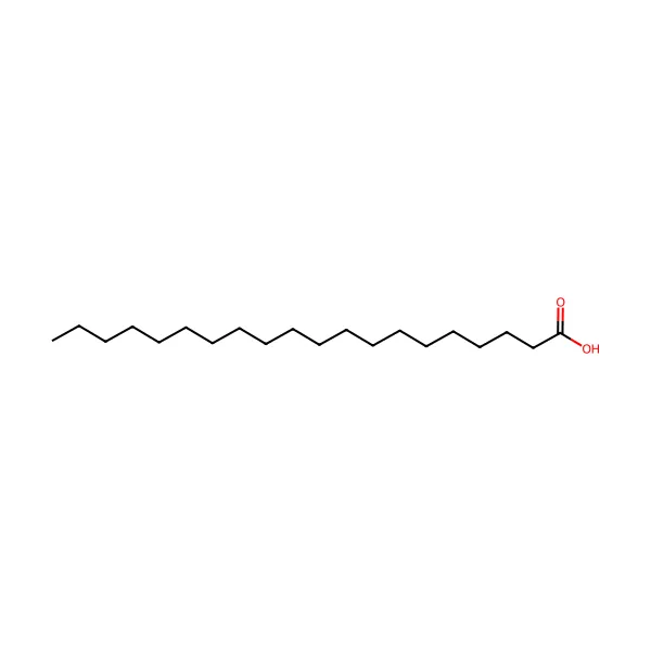 Araşidik asit molekül yapısı — CAS 506-30-9
