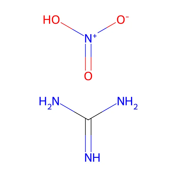 Guanidin nitrat molekül yapısı — CAS 506-93-4