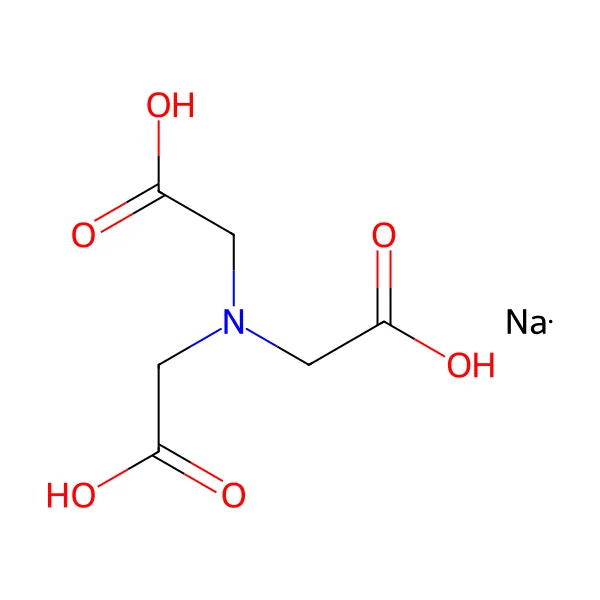 Trisodyum nitrilotriasetat molekül yapısı — CAS 5064-31-3