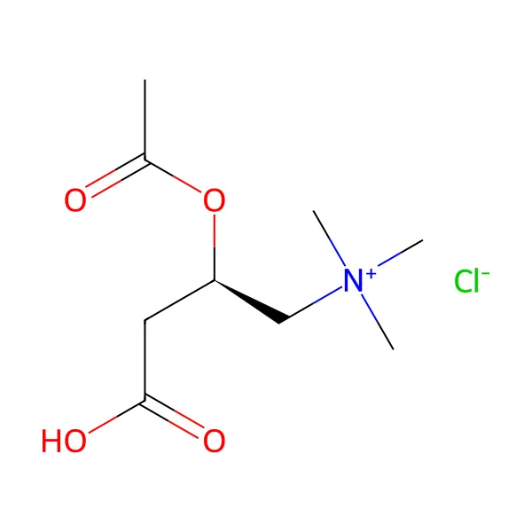 Asetil-L-Karnitin Hidroklorür molekül yapısı — CAS 5080-50-2