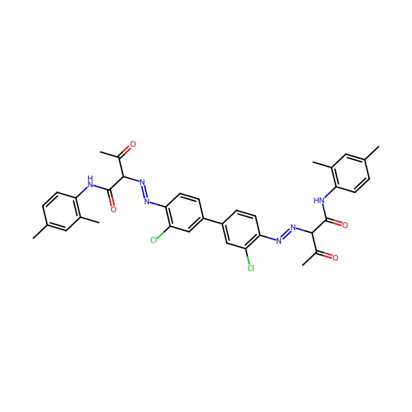 Pigment sarı 13 molekül yapısı — CAS 5102-83-0