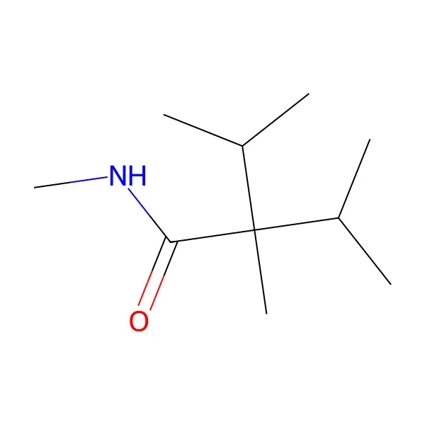 Metil diizopropil propionamid molekül yapısı — CAS 51115-67-4