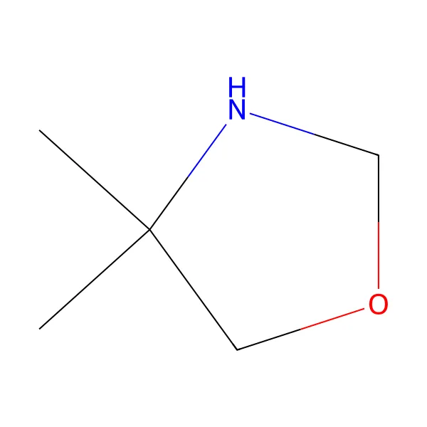 4,4-dimetiloksazolidin molekül yapısı — CAS 51200-87-4