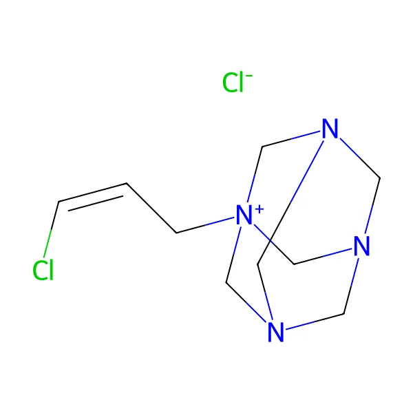 Klorallil metenamin klorür molekül yapısı — CAS 51229-78-8