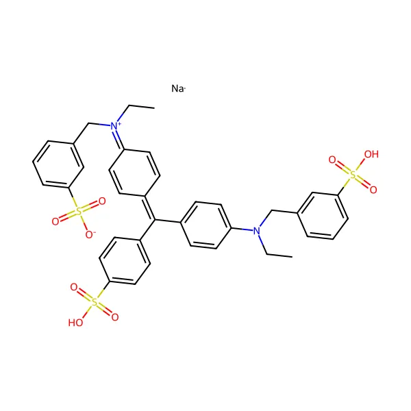 Asit yeşili 5 molekül yapısı — CAS 5141-20-8