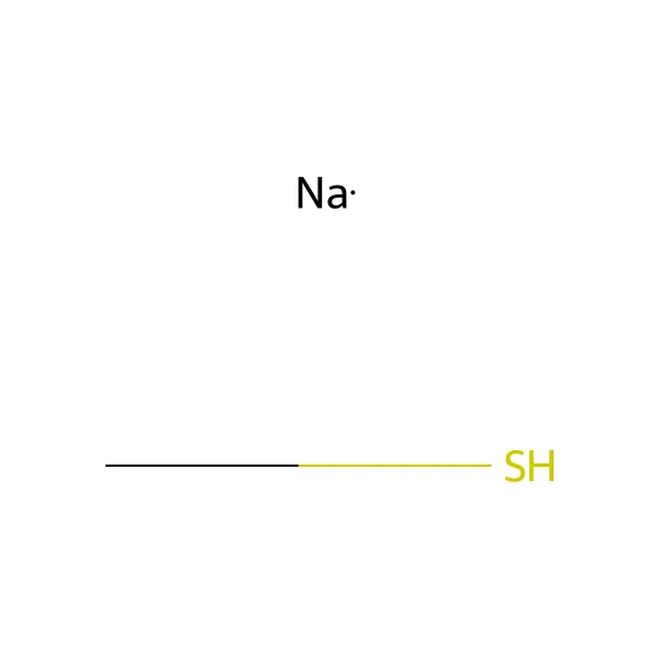 Sodyum metanethiolat molekül yapısı — CAS 5188-07-8