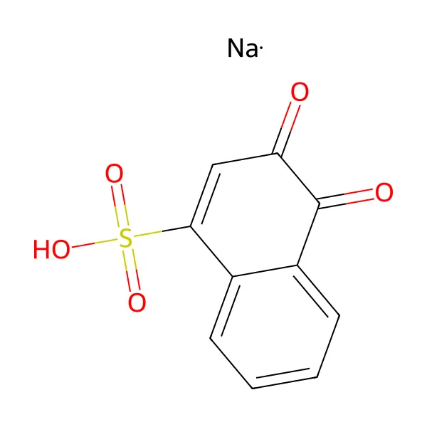 Sodyum beta-naftokinon-4-sülfonat molekül yapısı — CAS 521-24-4