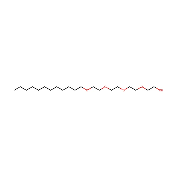 Tetraetilen glikol monododesil eter molekül yapısı — CAS 5274-68-0