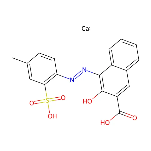 D&C Kırmızı 7 molekül yapısı — CAS 5281-04-9