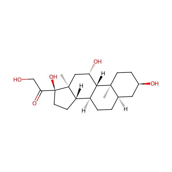 Tetrahidrokortizon molekül yapısı — CAS 53-02-1