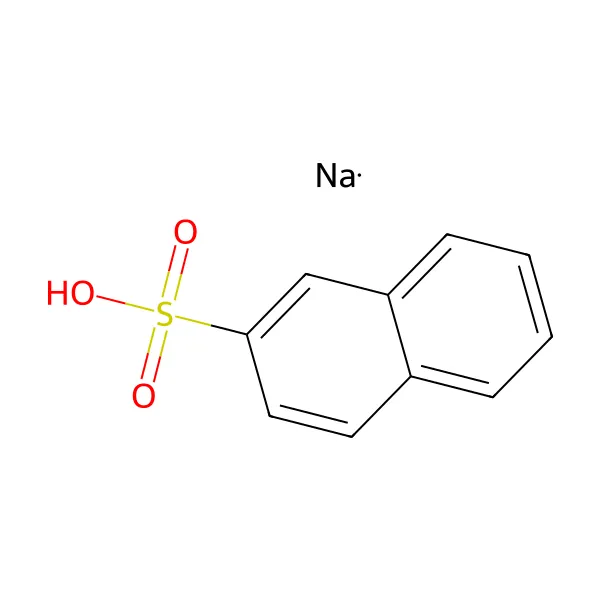 Sodyum 2-naftalen sülfonat molekül yapısı — CAS 532-02-5