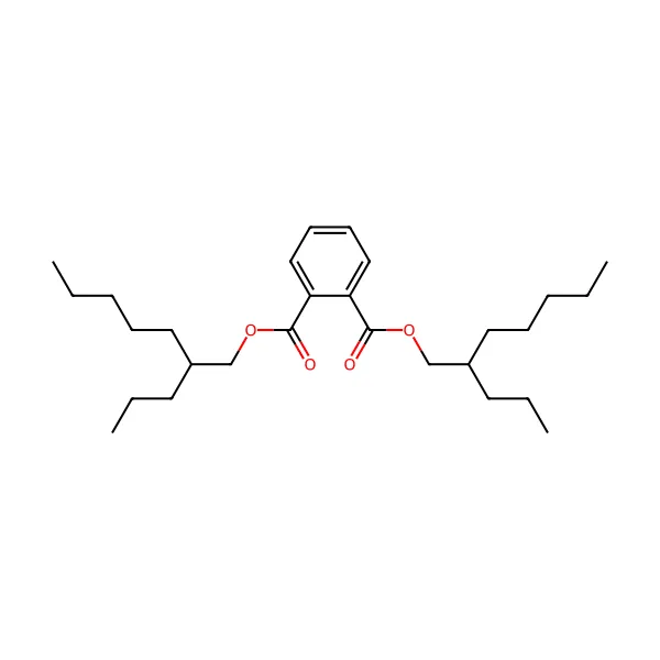 Di-2-propilheptil ftalat molekül yapısı — CAS 53306-54-0