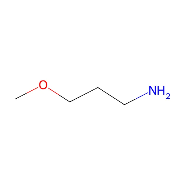 3-Metoksipropilamin molekül yapısı — CAS 5332-73-0