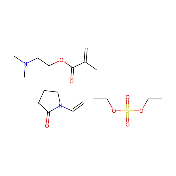 Polyquaternium 11 molekül yapısı — CAS 53633-54-8
