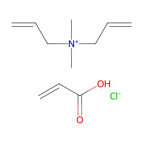 Polikuaternyum-22 molekül yapısı — CAS 53694-17-0