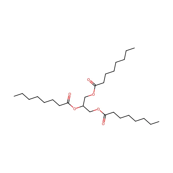 Trikaprilin molekül yapısı — CAS 538-23-8