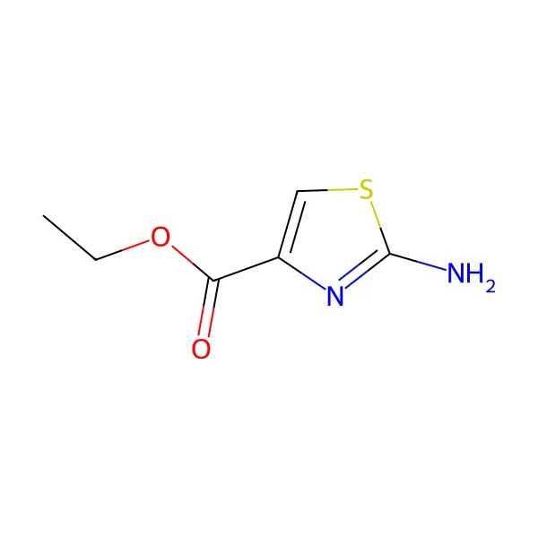 Etil 2-aminotiazol-4-karboksilat molekül yapısı — CAS 5398-36-7