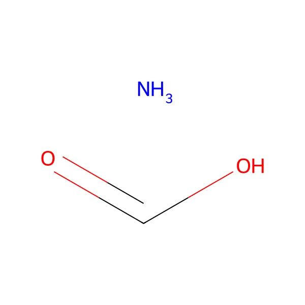 Amonyum format molekül yapısı — CAS 540-69-2