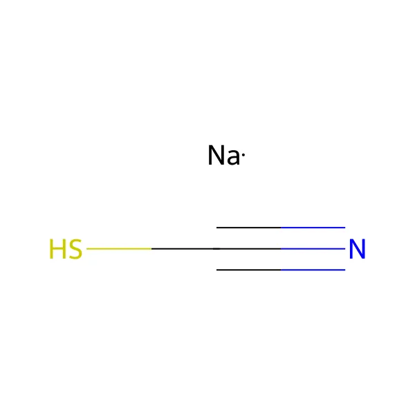 Sodyum tiyosiyanat molekül yapısı — CAS 540-72-7